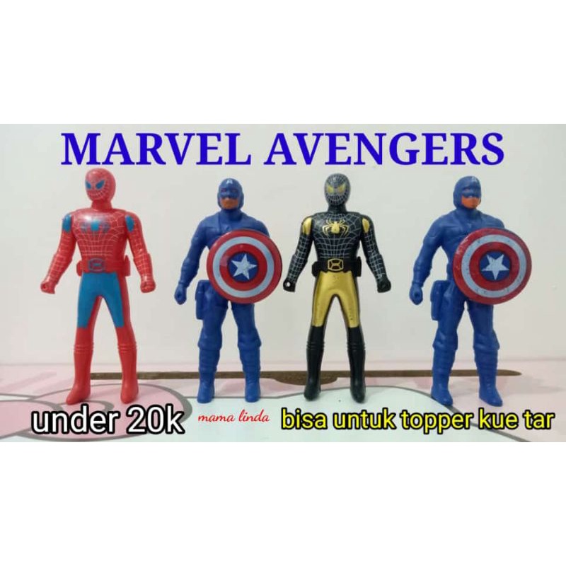 marvel avenger mainan. mainan marvel hero. miniatur marvel. mini figure marvel hero spiderman dan ka