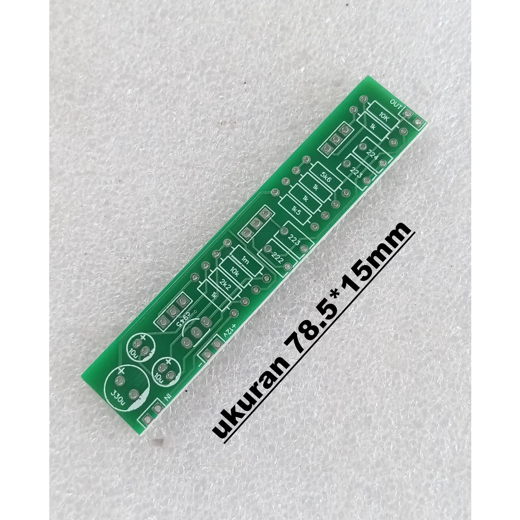 PCB Tone control Mono 1 Transistor