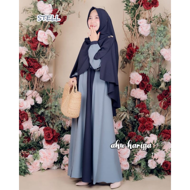 RIYANI SET GAMIS SET KHIMAR ORIGINAL AKU KARISSA / gamis itycrape