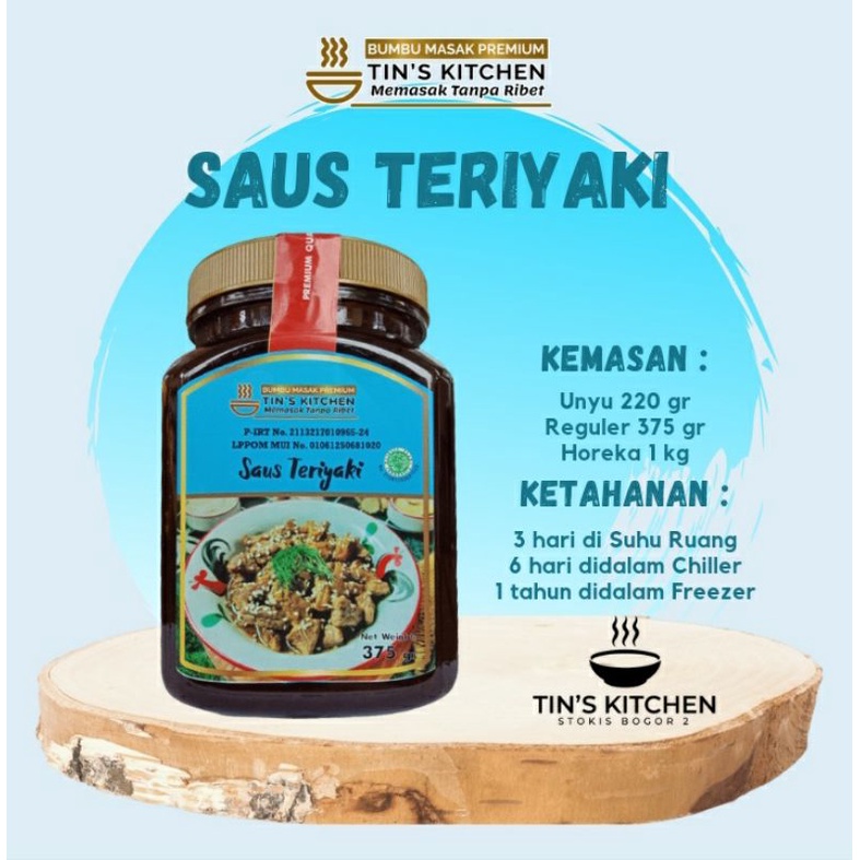 

Saus Teriyaki Homemade Tin's Kitchen