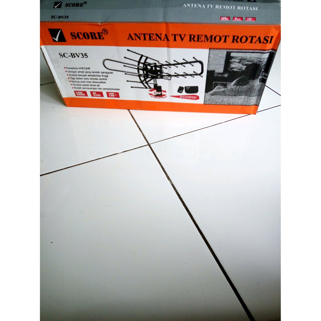 antena tv remot rotasi outdoor indoor score  lop6021