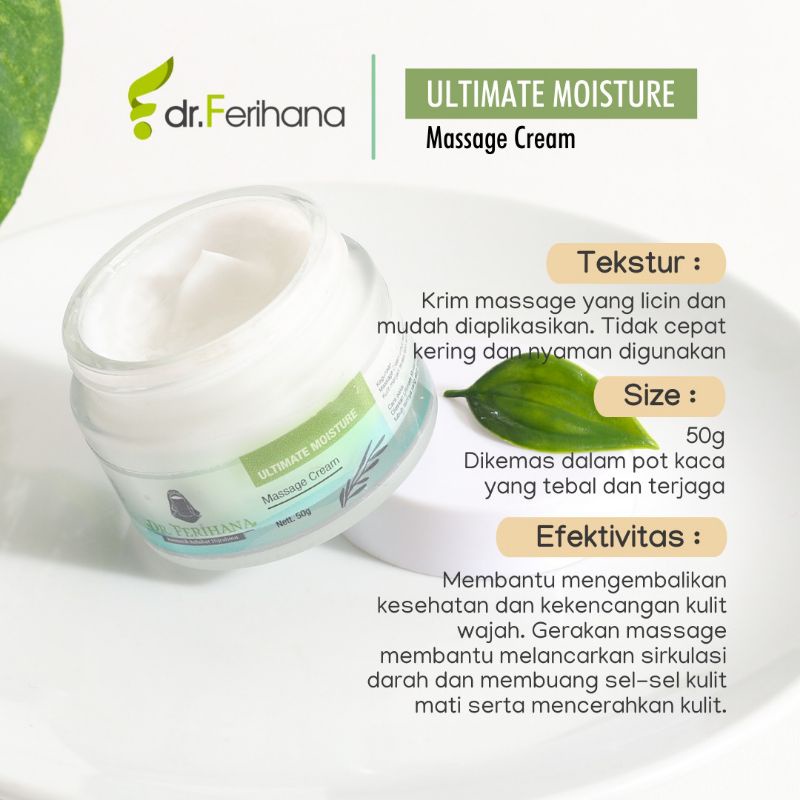 (dr. Ferihana) Ultimate Moisture Massage Cream