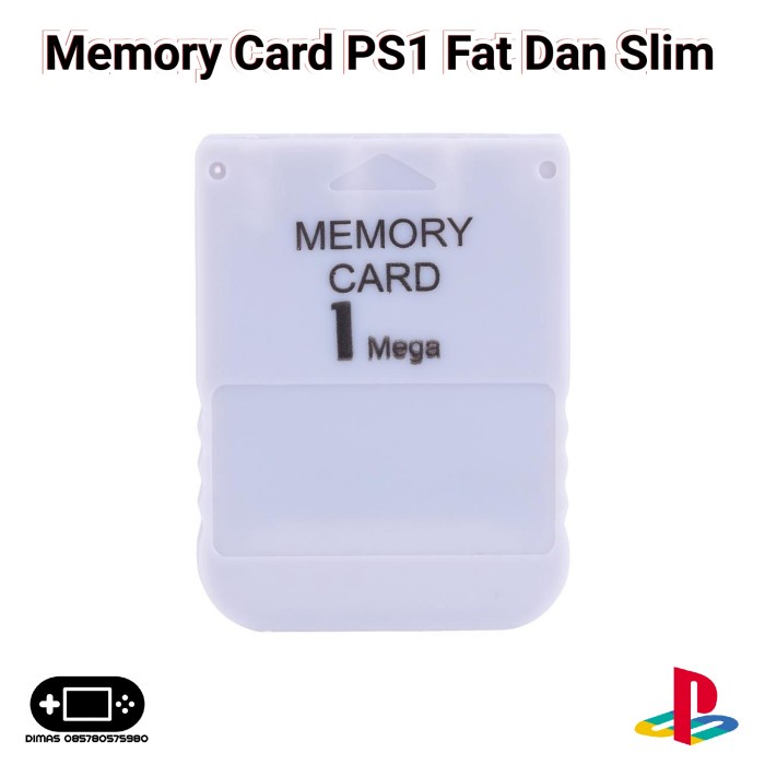 Memory Card MC PS1 PSX PS One PSOne Playstation 1 ORIGINAL Original original
