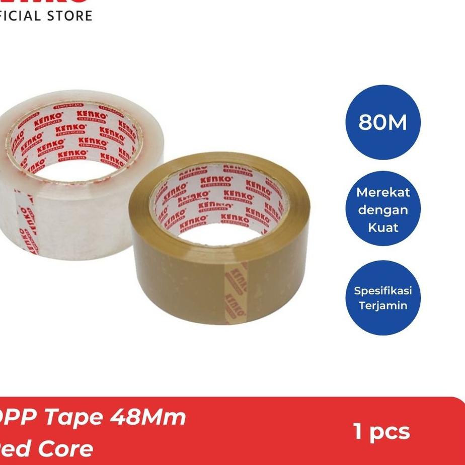 

Recomend Kenko OPP TAPE 48 Mm - Red Core 80 M ..