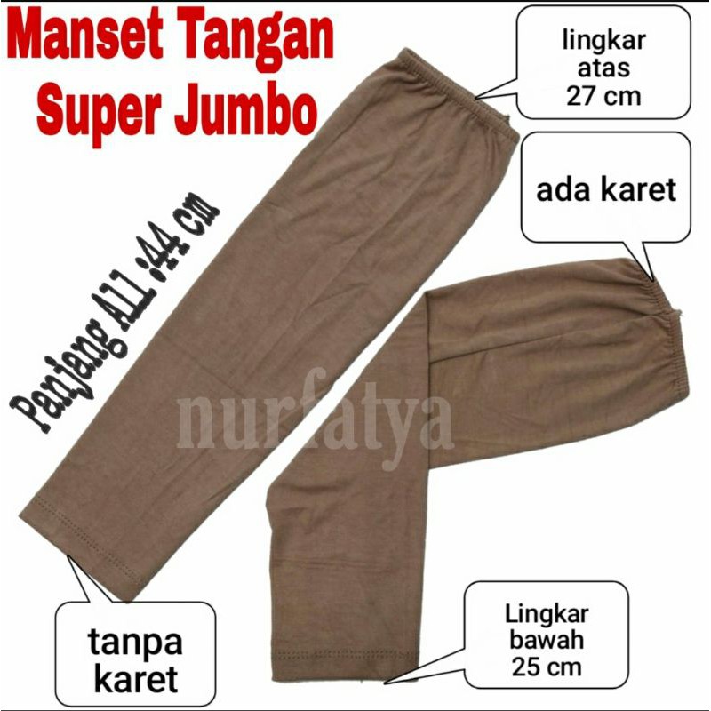 Manset Tangan Super Jumbo Manset Tangan Unisex Super Jumbo