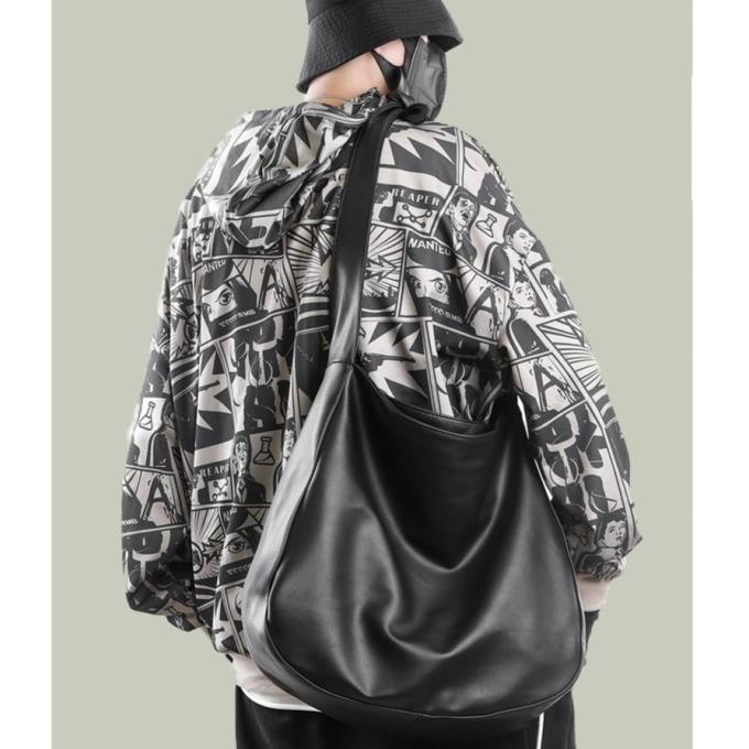 Spesial Tas Selempang Kulit Pria Tas Kulit Pria Tote Bag Kulit Celcius Hitam