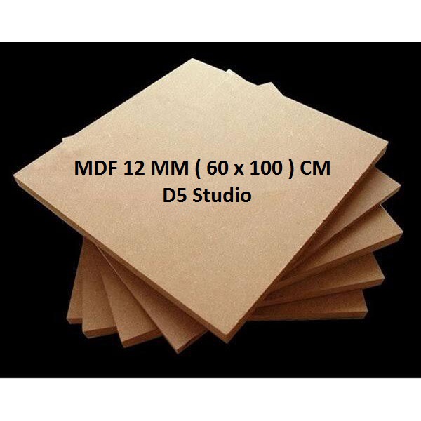 PAPAN KAYU MDF 12 MM UKURAN ( 60 x 100 ) CM