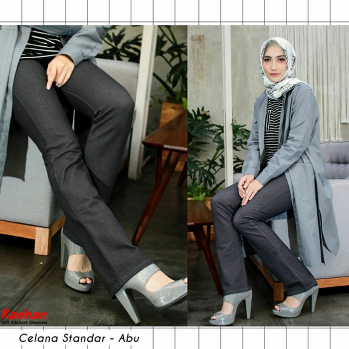 CELANA STANDAR RASHAN BAHAN COTTON SPANDEX CELANA STANDAR DEWASA ORIGINAL RASHAN