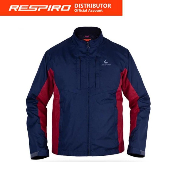 JAKET MOTOR PRIA WANITA RESPIRO EFLO R1 HARIAN ANTI GERAH FITUR SIRKULASI UDARA AIR FLOW SYSTEM