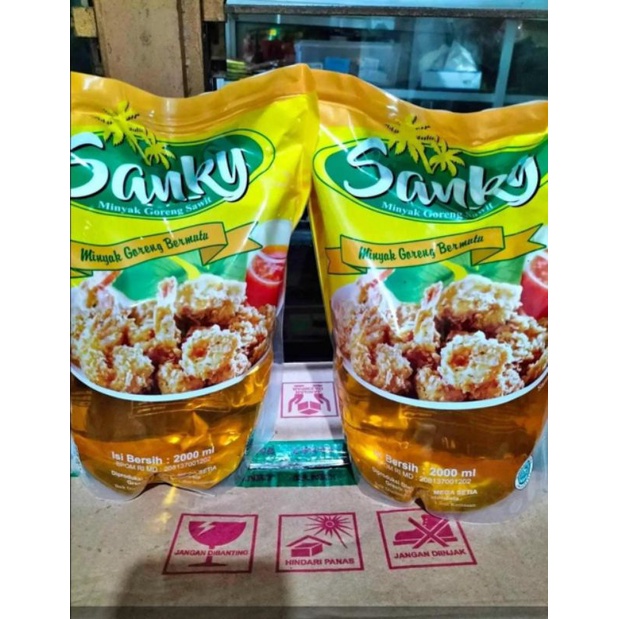 

minyak goreng sanky 2L refil