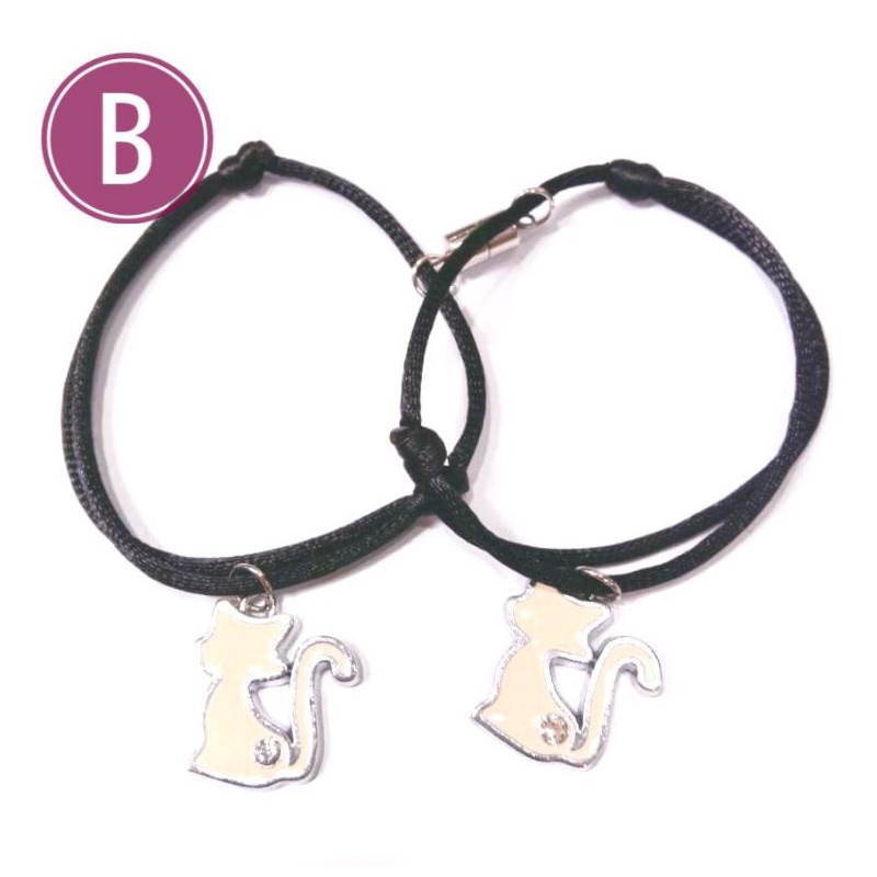 2pcs sepasang gelang soulmate//gelang couple//gelang persahabatan