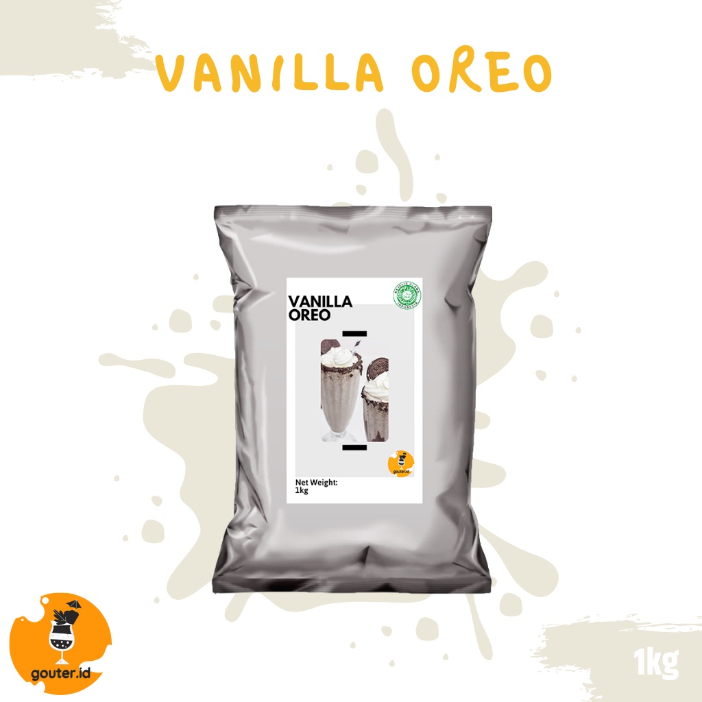 BUBUK MINUMAN RASA VANILLA OWREO 1KG / SERBUK MINUMAN ANEKA RASA / BUBUK MINUMAN KEKINIAN / MINUMAN INSTAN / BOBA DRINKS