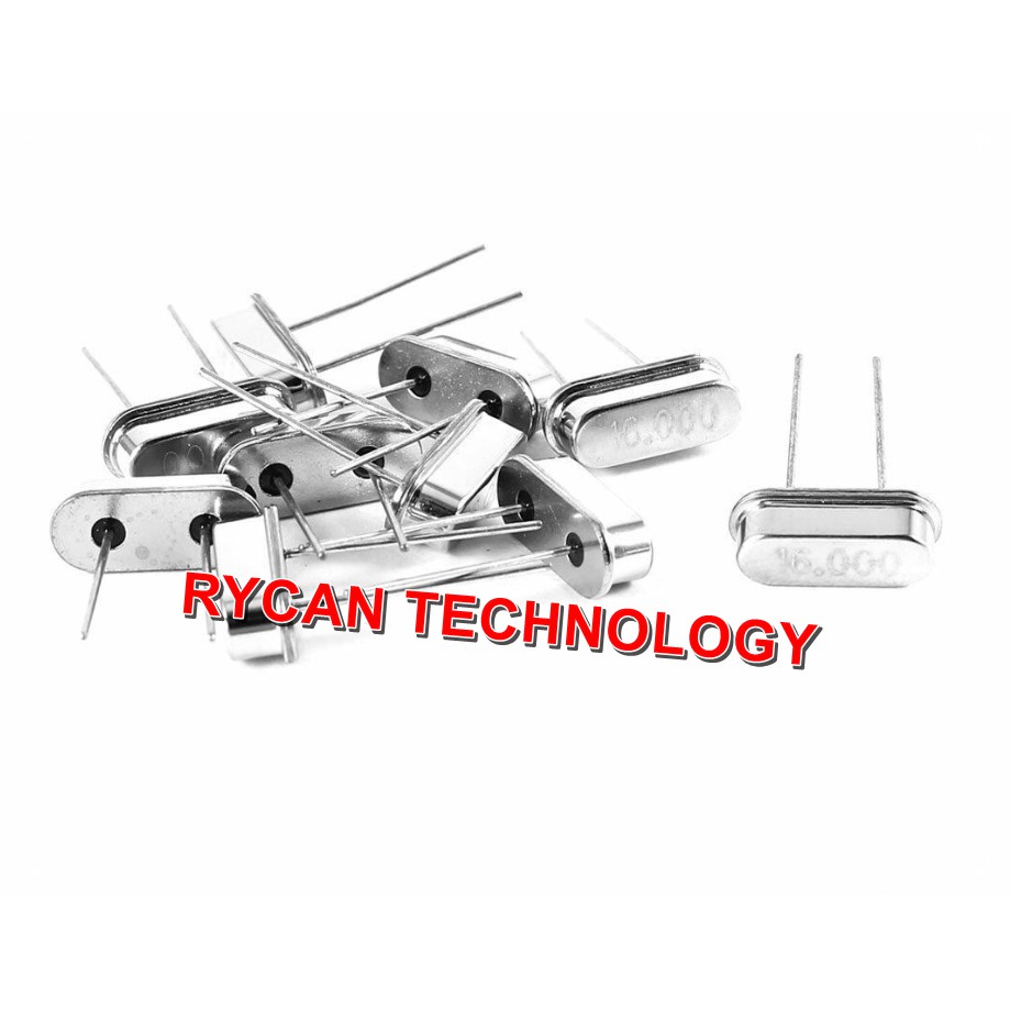 Crystal 16 MHz Xtal Xtall 16MHz Kristal Oscillator Osilator
