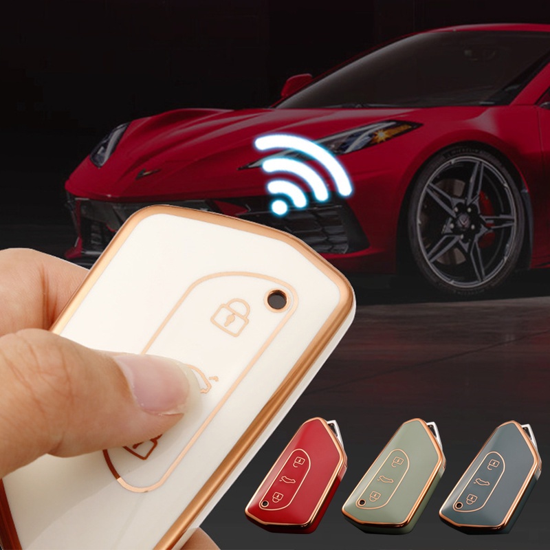 360° Case Kunci Mobil Bahan TPU Tahan Air Untuk BMW