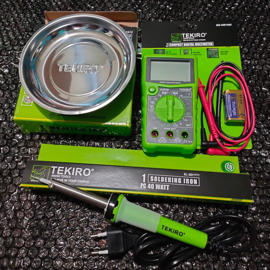 Tekiro Mulittester Solder Listrik Mangkok Magnet Tools