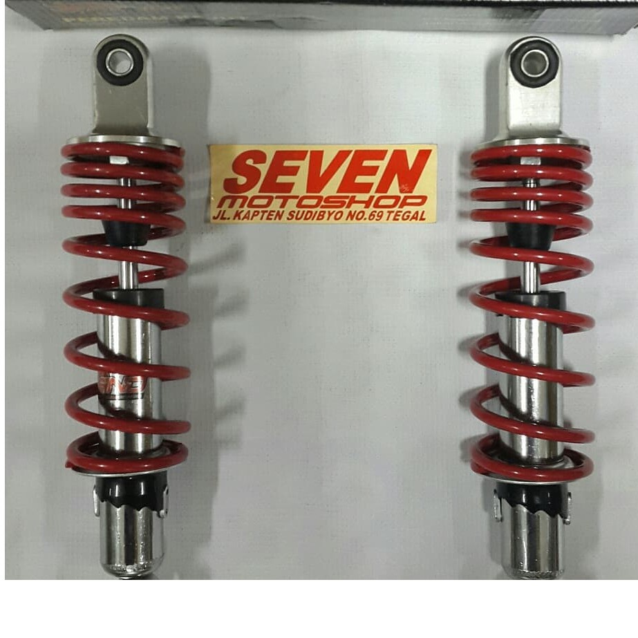 SHOCK BELAKANG BEBEK YAMAHA 280MM AND RED (NON TABUNG)