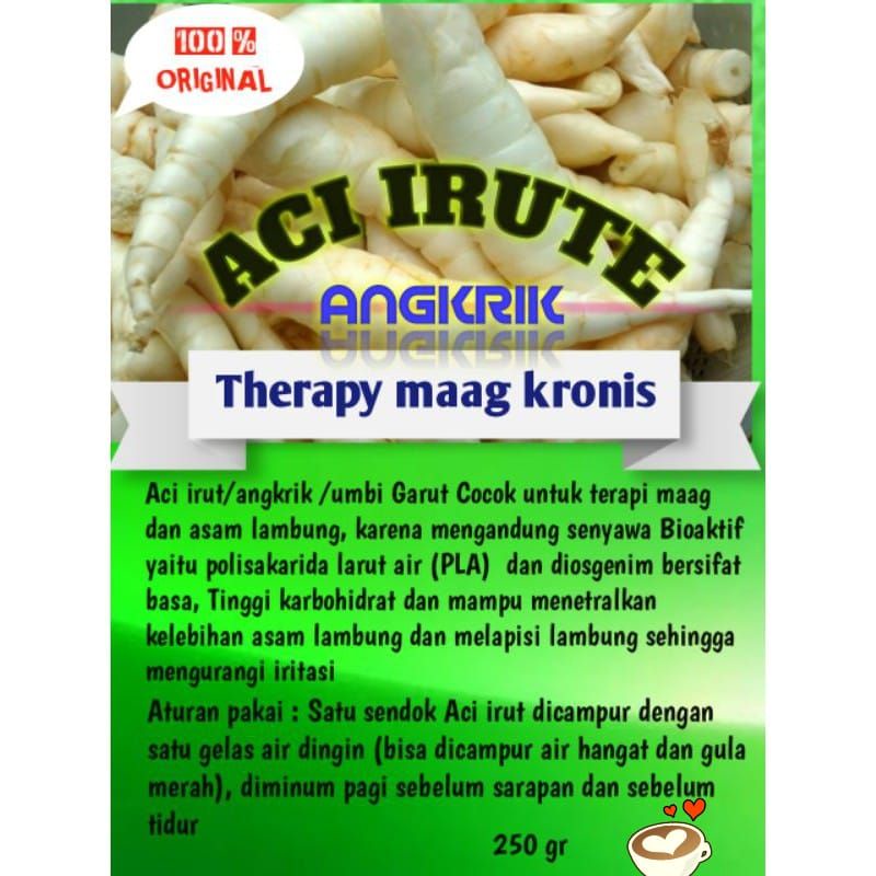 Obat maag kronis,Aci irute angkrik