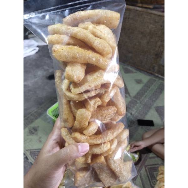 

rambak kulit sapi siap makan/rambak sayur/kerupuk kulit sapi
