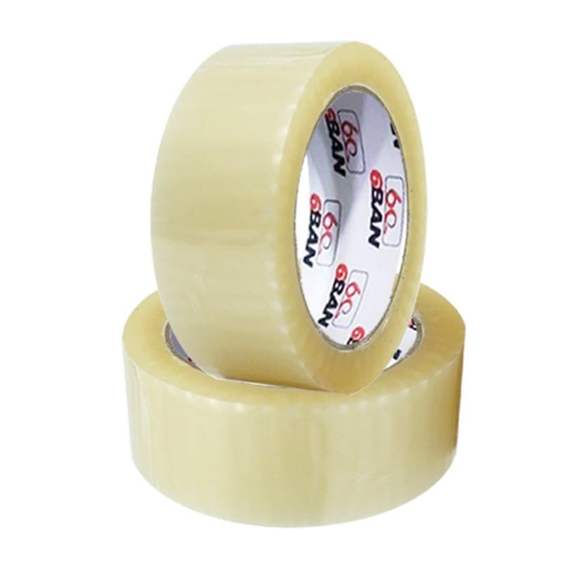 LAKBAN BENING / LAKBAN COKLAT | Lakban 90 Yard x 4,8 cm Merk 6BAN