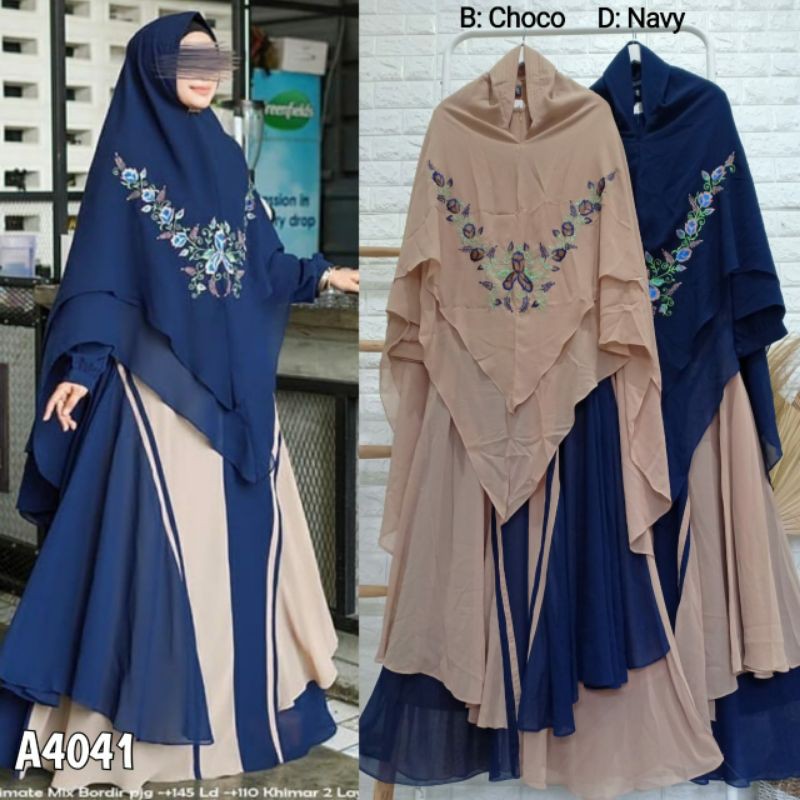 A4041 By Lediza~ gamis original branded murah