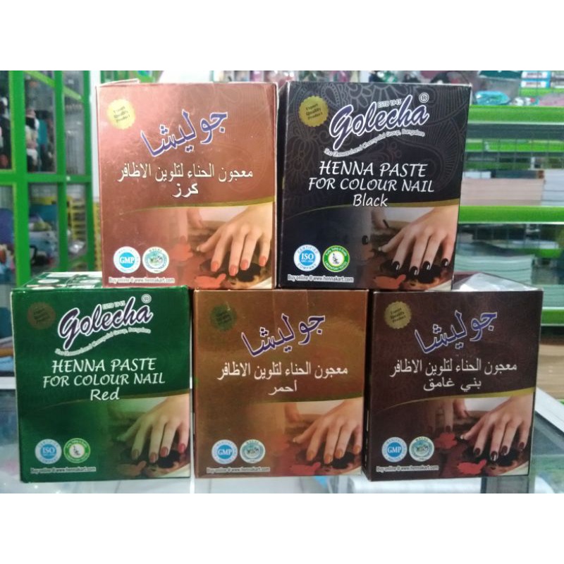 Cat kuku Henna Golecha || Black, Red, Dark Brown, Orange, Cherry