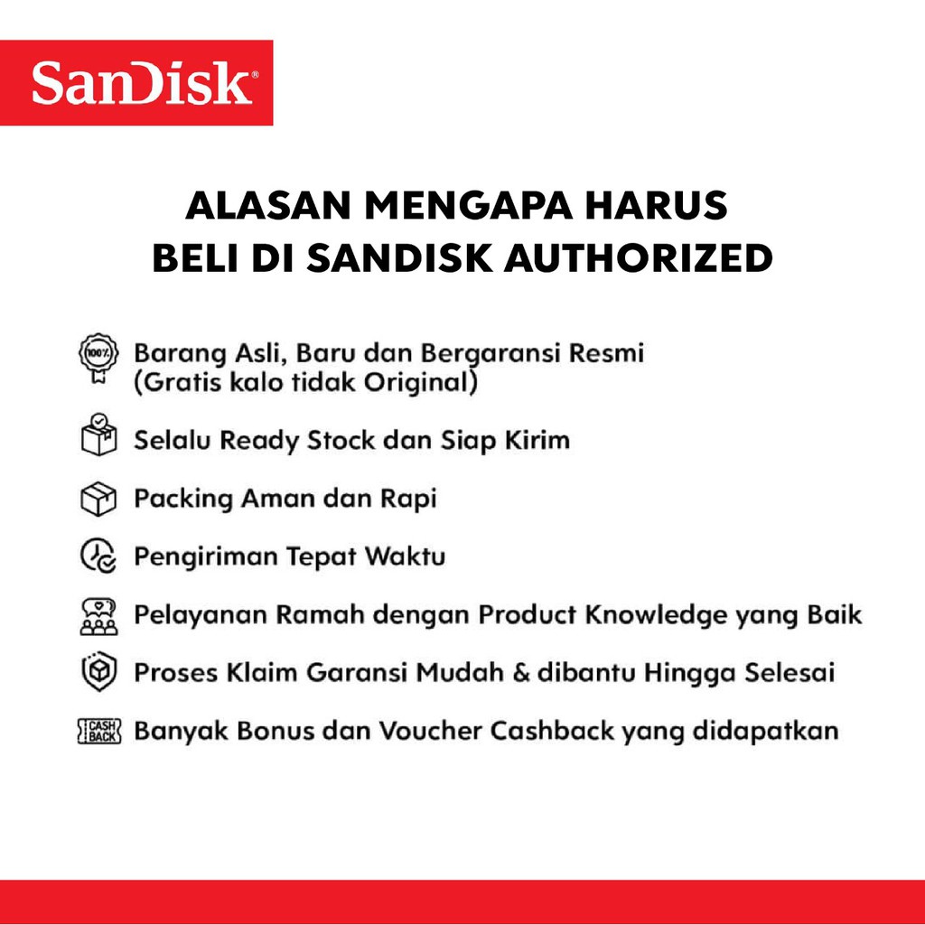 Memory Card | Micro SD 16GB SanDisk Ultra up to 80Mbps Class 10 - Garansi Resmi 7 Tahun