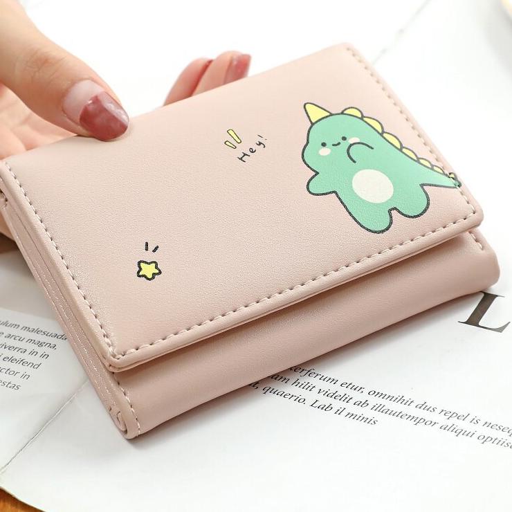 (PALING LARIS) W14 Dompet Mini Wanita Motif Binatang Lucu Kantong Koin Cewek Kartu Uang Foto Cantik 