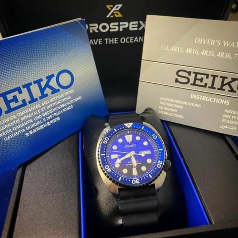 jam tangan original Seiko SRPC91 “save the ocean” Cal. 4r36