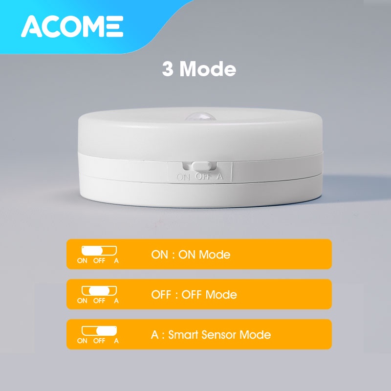 ACOME Induction Night Light ANL01 White