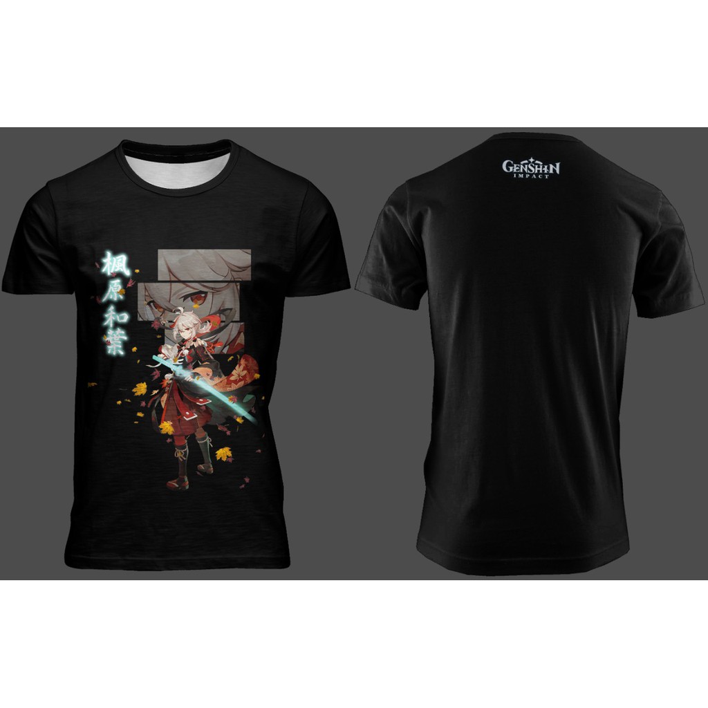 T-Shirt/Kaos Kazuha Kaedehara Genshin Impact DTF