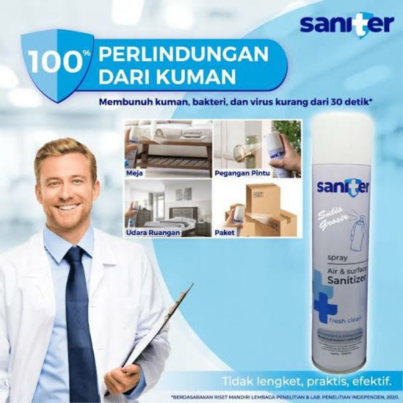 Saniter aerosol spray 400ml