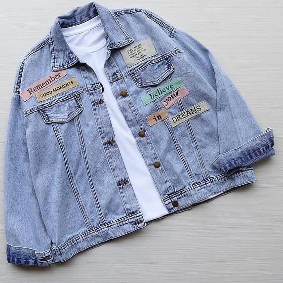 【ESTETIK】 C&R_COLLECTION [M L XL] - DREAM JACKET / Jaket Jeans Wanita / Jaket Jeans Oversized / Jake