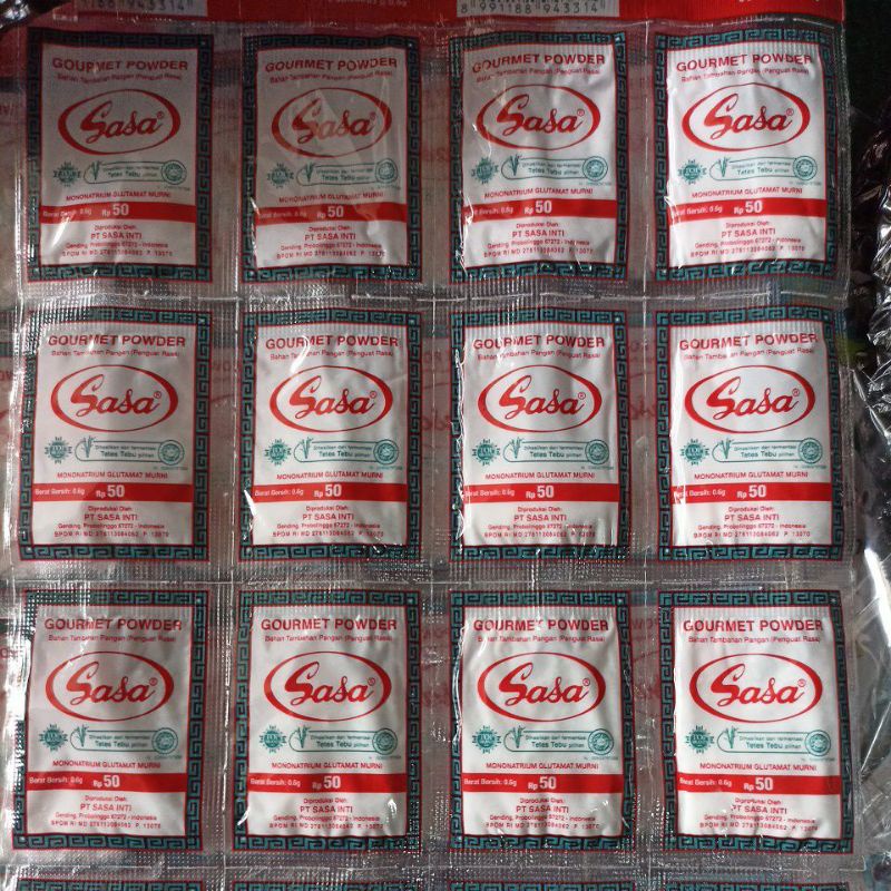 

sasa micin 1 lembar (16 sachet)