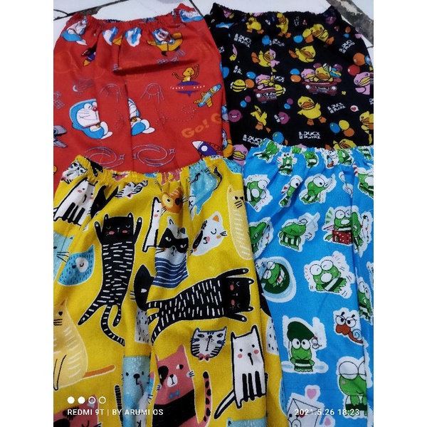 Daily Pants Anak / Celana Kolor Harian Anak Kartun