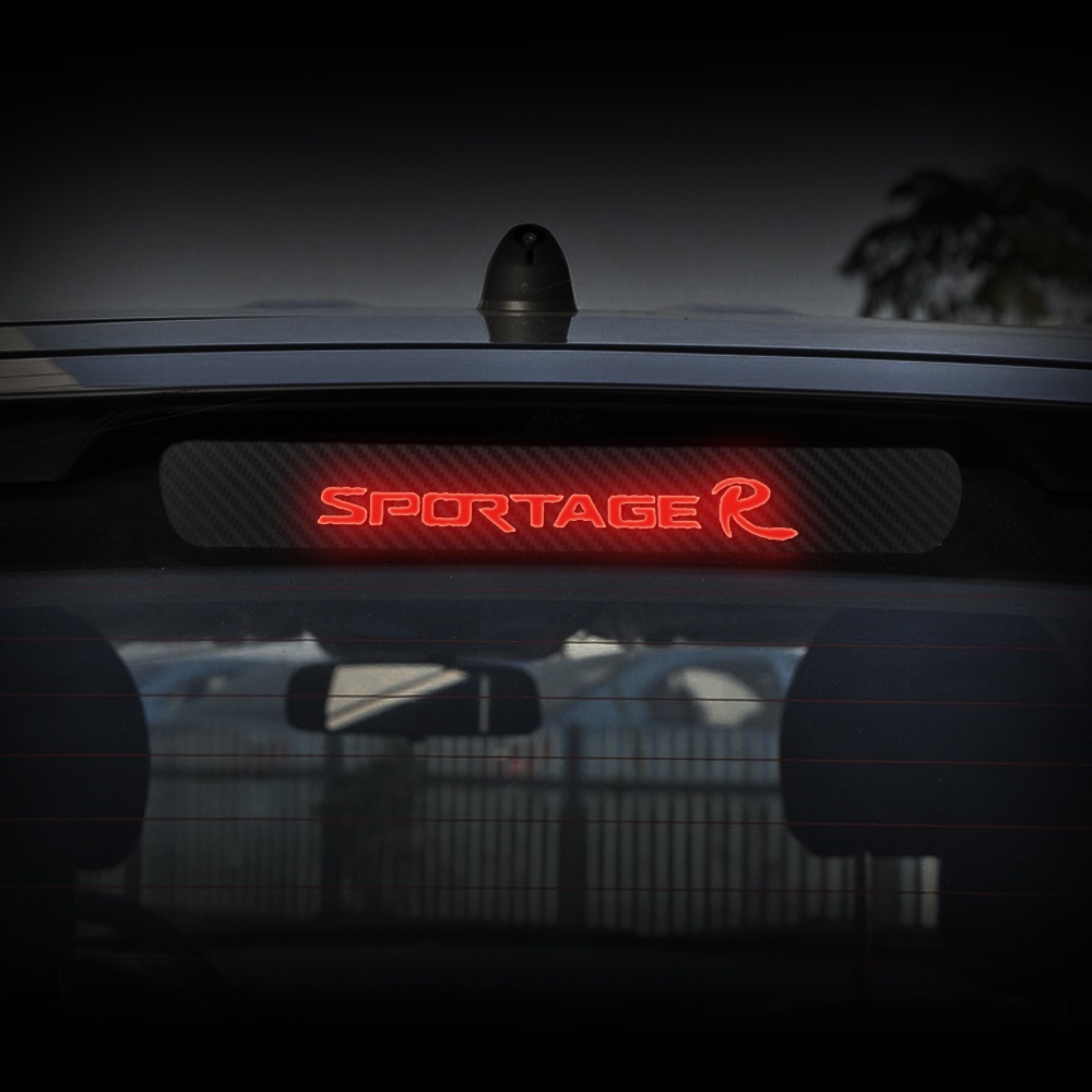 Stiker Lampu Rem Belakang Mobil Serat Karbon Untuk Kia Sportage SL 3r 2011-2015 Back Stop Lamps Dekorasi Stiker Aksesoris