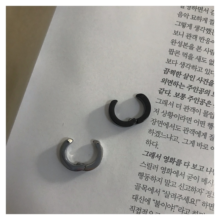 Anting Bulat Simple Gaya Korea Untuk Wanita