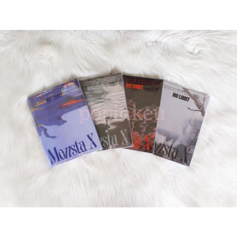 [READY STOCK] MONSTA X - 10TH MINI ALBUM [NO LIMIT]/RUSH HOUR SEALED FIRST PRESS