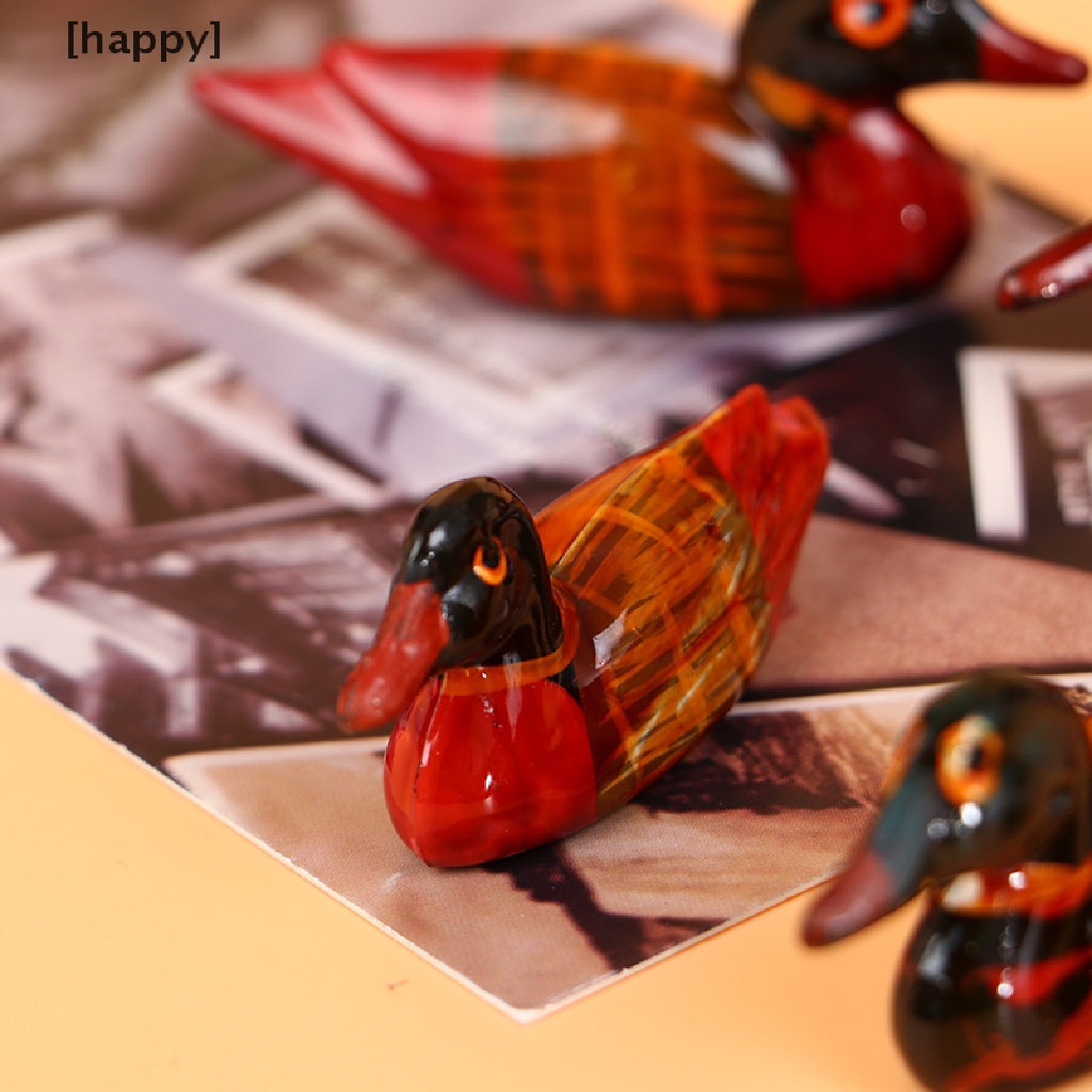 2pcs Holder Sumpit Bentuk Bebek Mandarin Bahan Resin Gaya Vintage Untuk Dekorasi Rumah