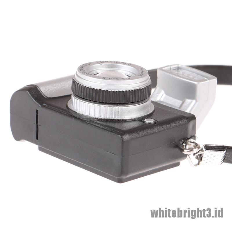 (white3) 1pc Miniatur Kamera Mini Untuk Dekorasi Rumah Boneka