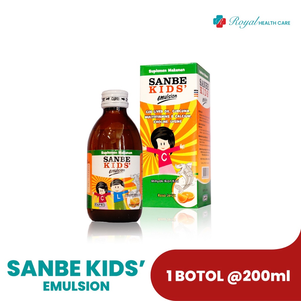 SANBE KIDS SIRUP 200 ML Efektif Memperbaiki Nafsu Makan Pada Anak