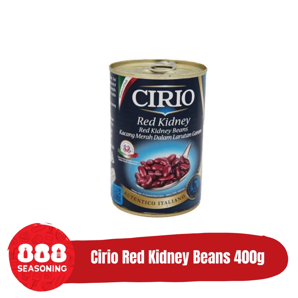 

CIRIO RED KIDNEY BEANS (Kacang Merah Kaleng) 400g