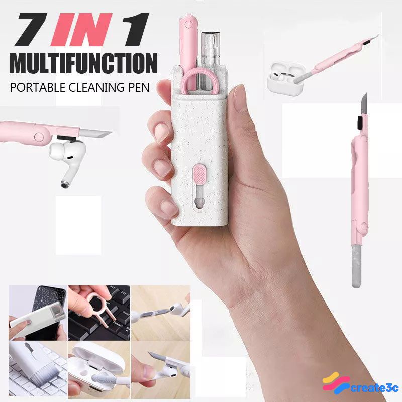 7in1 Pen Brush Pembersih Keyboard Komputer / Headset