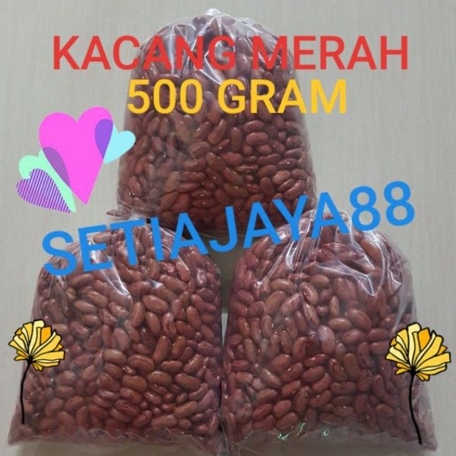 

KACANG MERAH KERING/RED BEANS/KACANG JOGO 500 GRAM