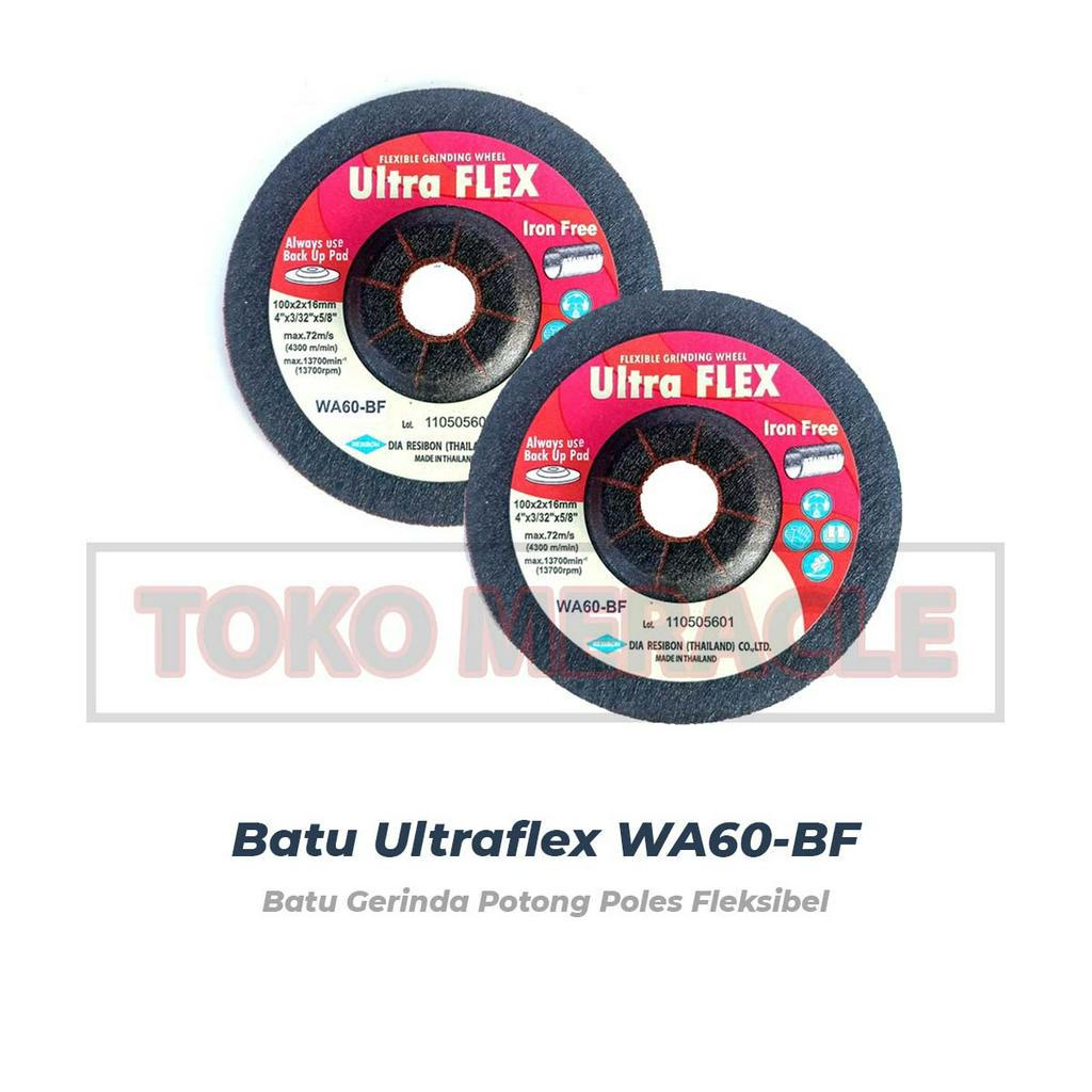 [Ultra Pink] Ultraflex Batu Fleksible WA60-BF - Batu Ultra Flex Potong Poles 4"