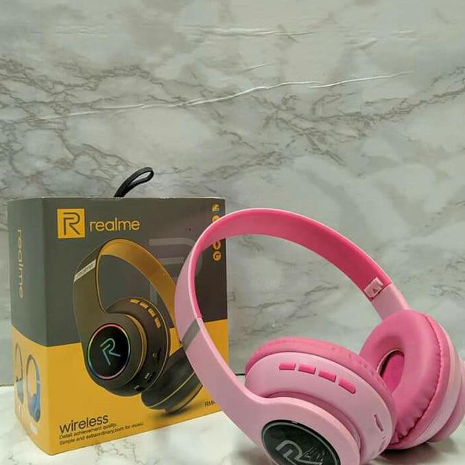 Bt Realme Headphone Dj Rma 66 Wireless Bluetooth Headset Bando Rma-66 Sanah667