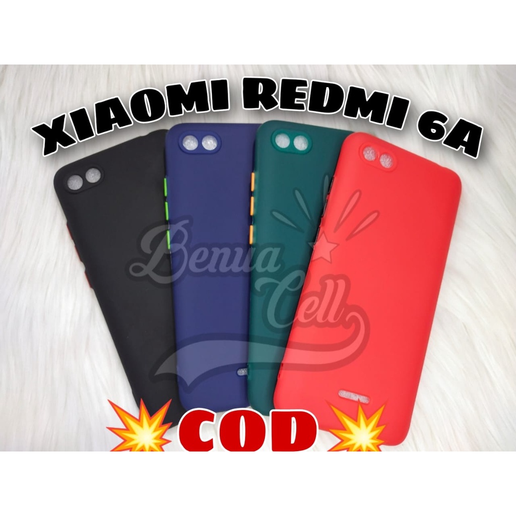 CASE XIAOMI REDMI 6A -REDMI NOTE 4/4X -REDMI NOTE 7 // SOFTCASE PROTECTION MACARON PELINDUNG KAMERA - BC