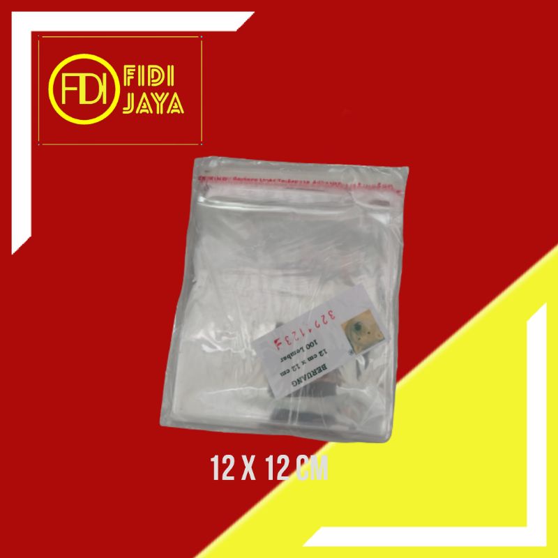 

PLASTIK OPP BENING 12 X 12 CM BUNGKUS ACCESSORIES