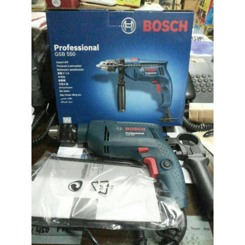 MESIN BOR BETON BOSCH GSB 550 / MESIN BOR TEMBOK BOSCH GSB550