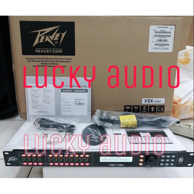 Speaker Management digital system Peavey VSX 48 E vsx48e 4 in 8 out original resmi 1 tahun