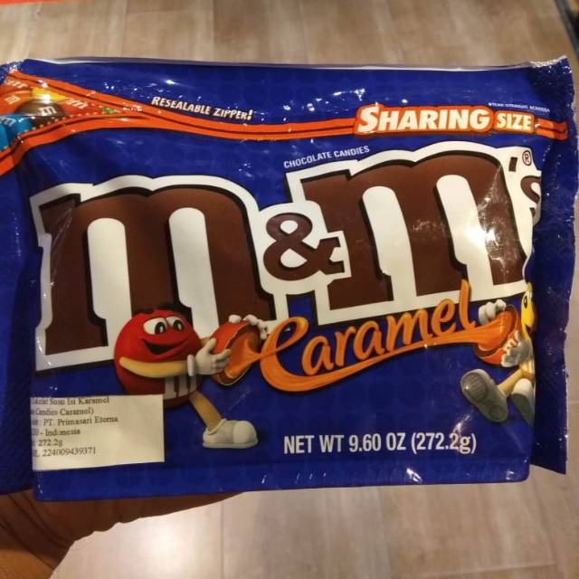 

Cokelat M&Ms Chocolate Caramel 272gr